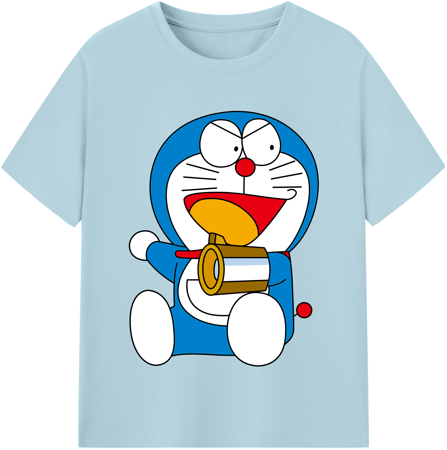 （画像用） ドラえもん Doraemon 綿100％半袖Tシャツ（フロントプリント）